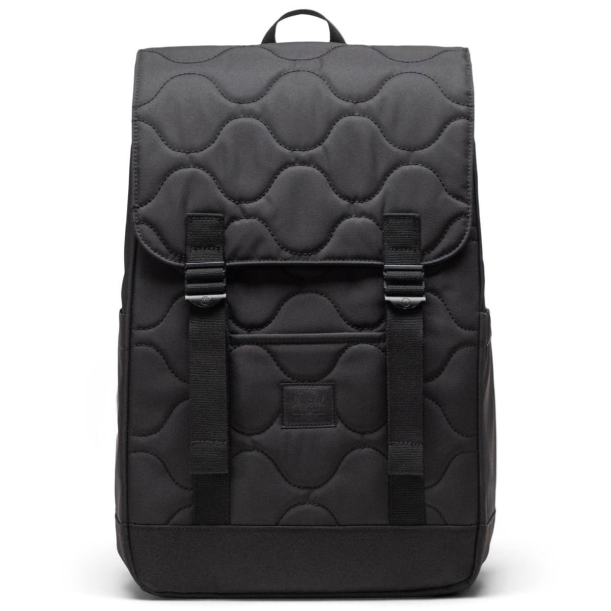 Herschel Retreat Small Capsule Quilted Backpack Black