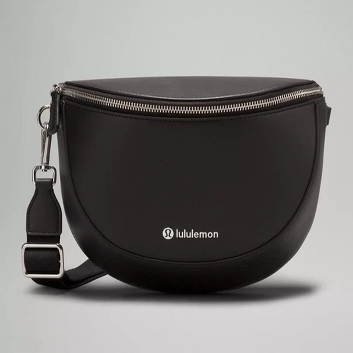 Brand New Lululemon Cactus Leather Alternative Saddle Crossbody Bag 2L Black
