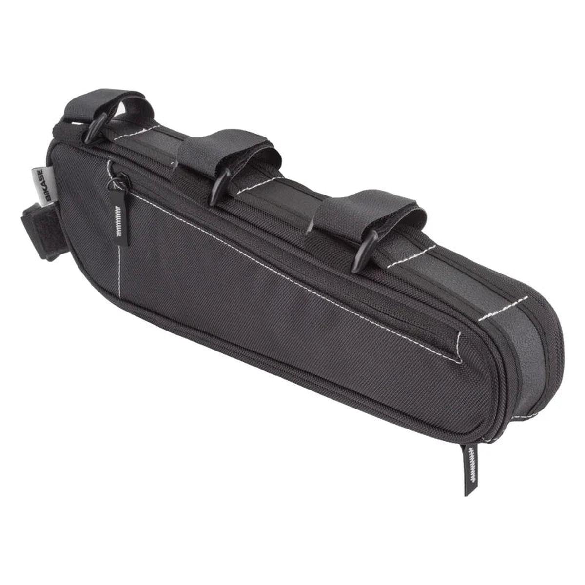 Long John Frame Bag Velcro Straps 13.5x4x1.5` 70 c.i. Black