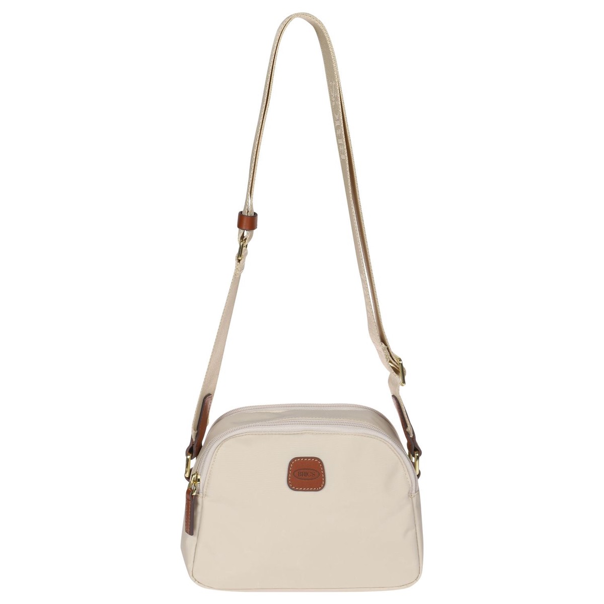 BRIC'S X-Bag Travel Shoulder Bag - Small (Beige)