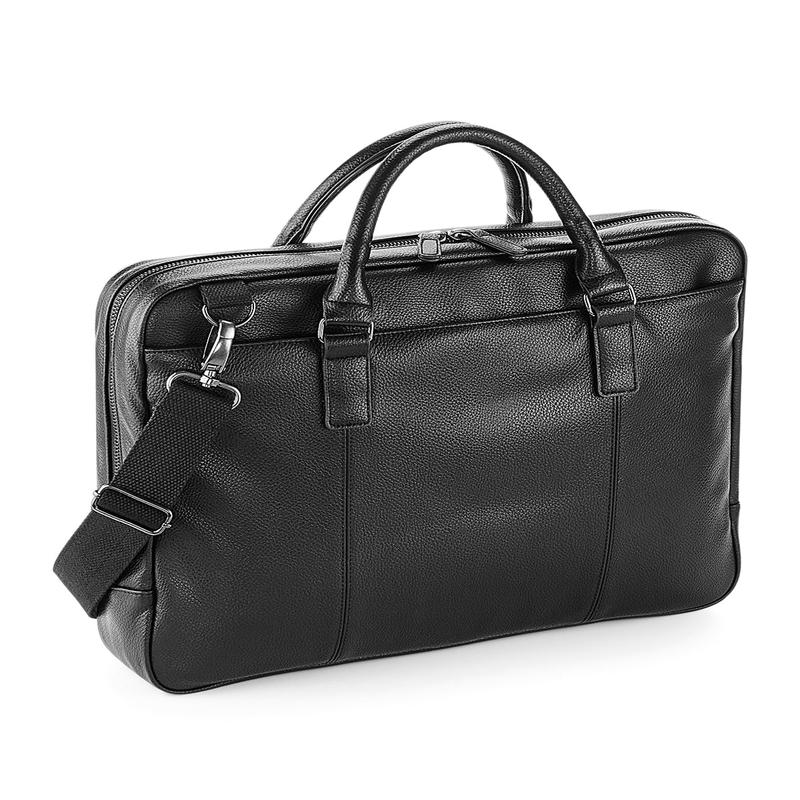 Black - NuHide slimline laptop brief