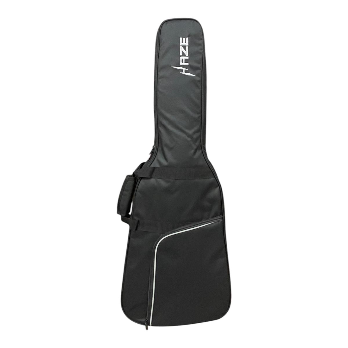 Haze 10mm Padded Electric Guitar Gig Bag w Adjustable Neck Cradle Backpack Straps - EGB1