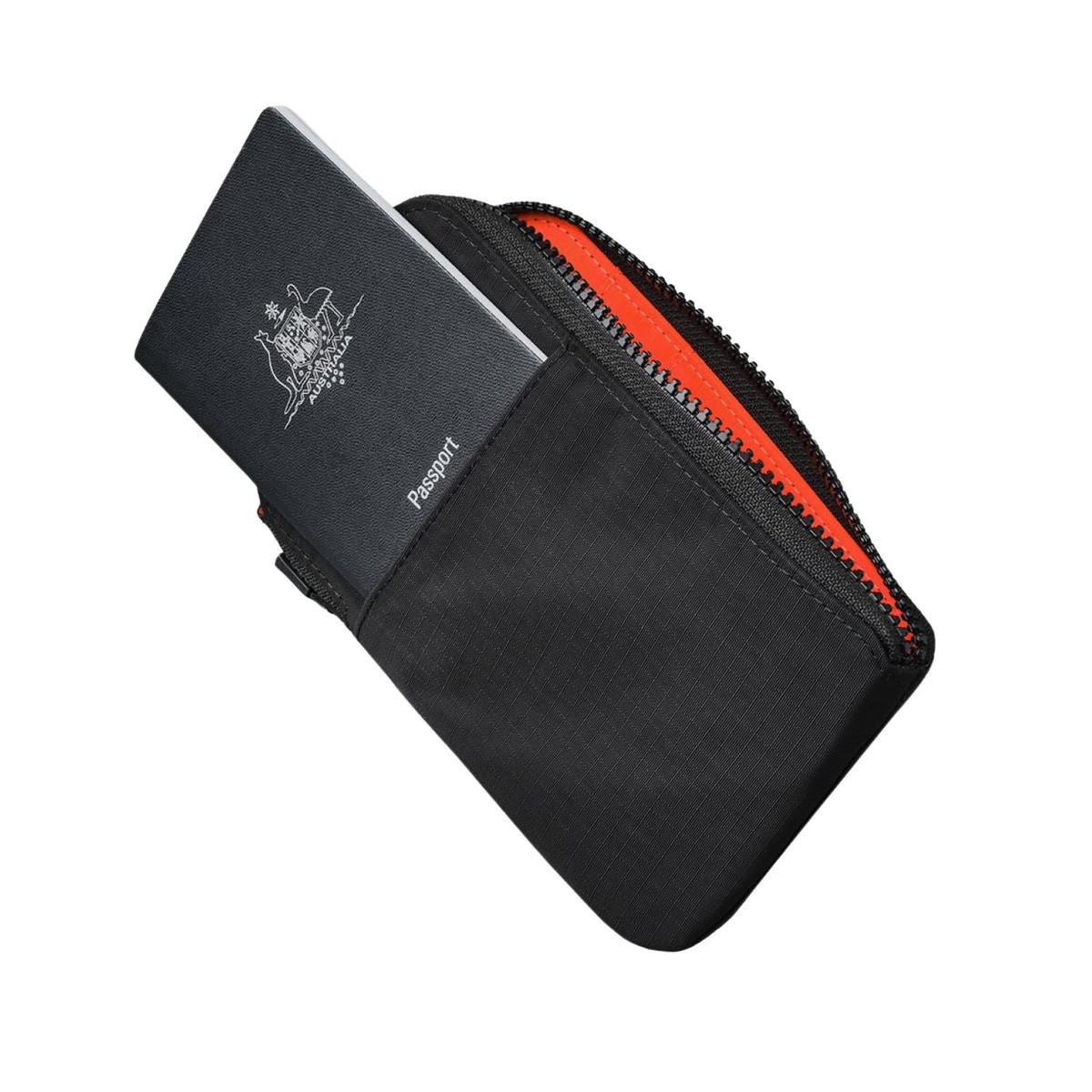 ALPAKA Zip Travel Wallet 210D (Black)