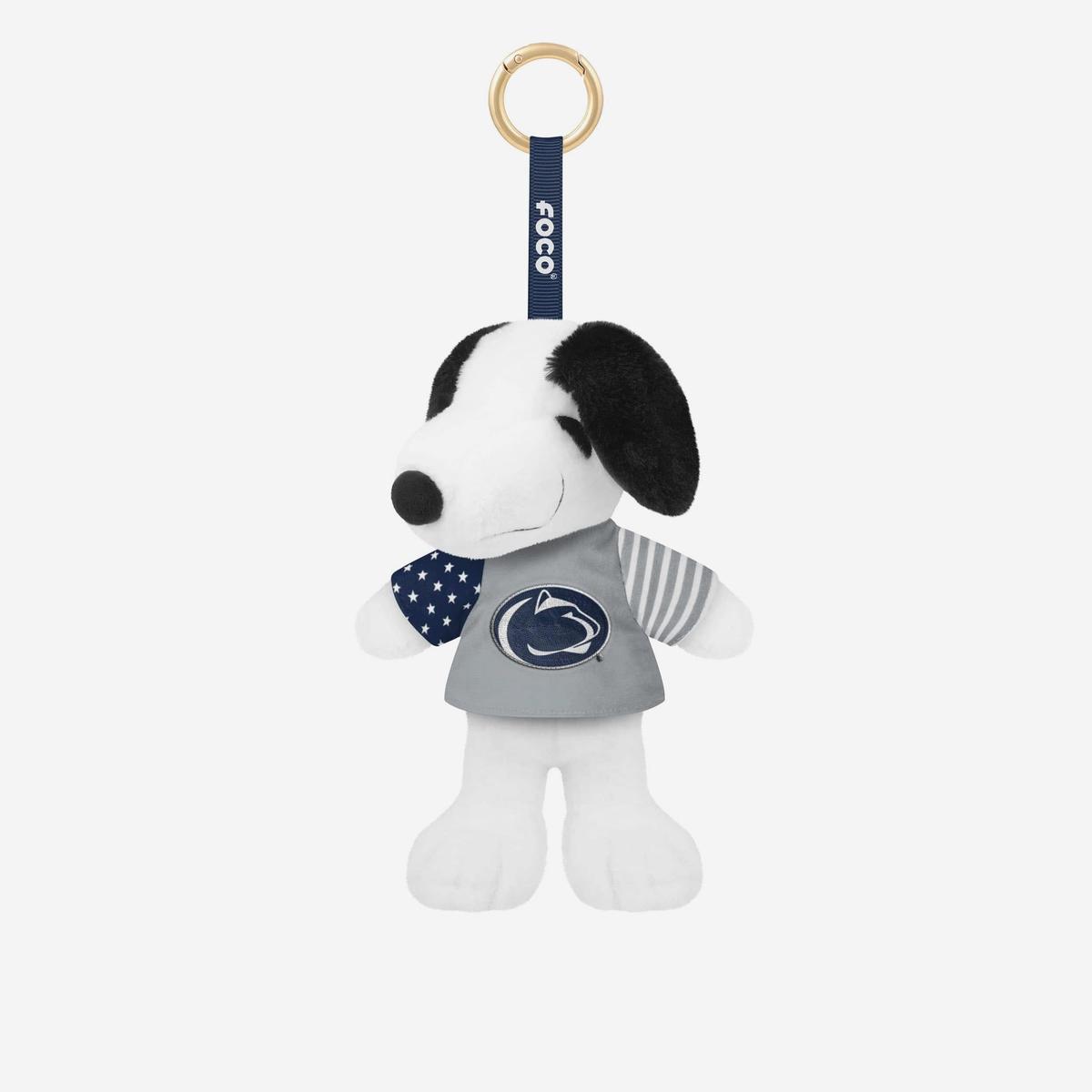 Penn State Nittany Lions Americana Plush Snoopy Peanuts Bag Charm Keychain