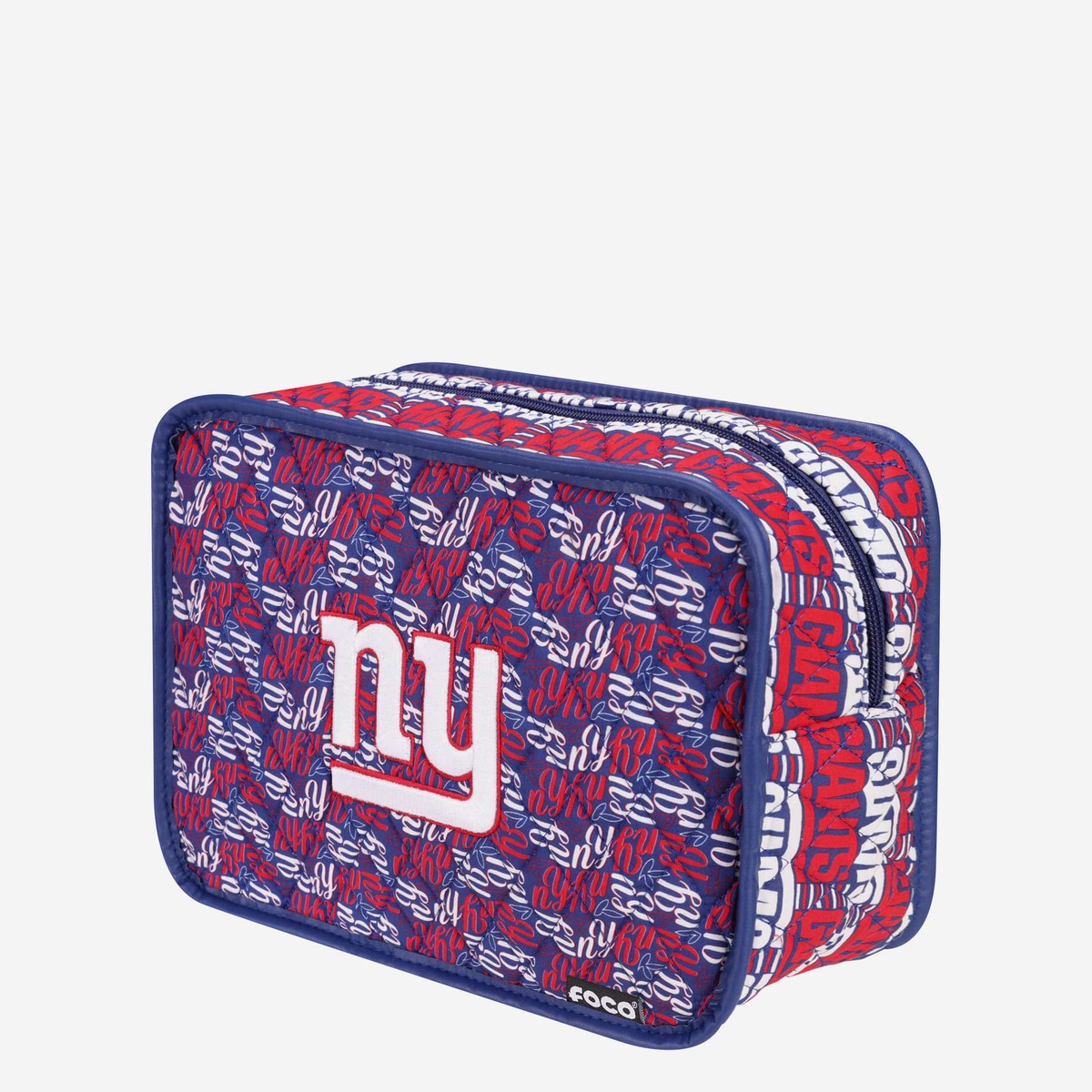 New York Giants Quilted Printed Cosmetic Bag