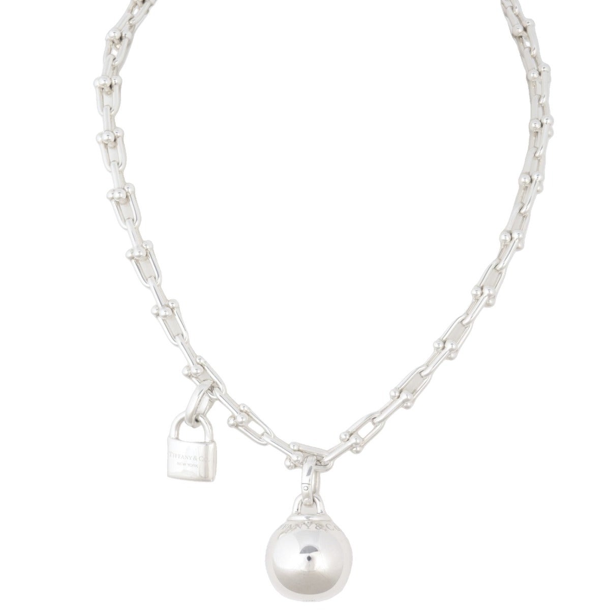Tiffany & Co HardWear Single Wrap Sterling Silver Necklace