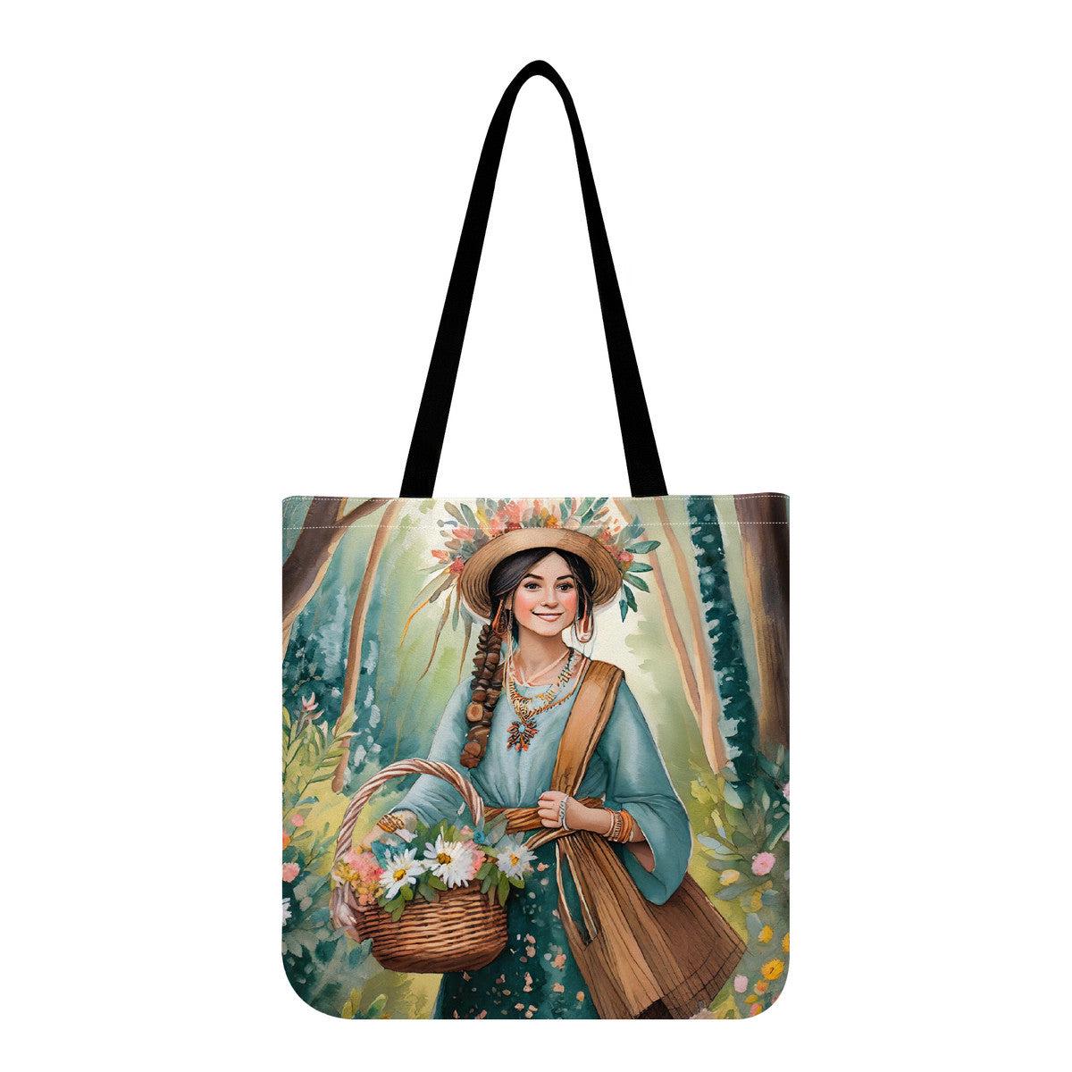 Faith - A Woodland Gatherer Cloth Shopping Tote