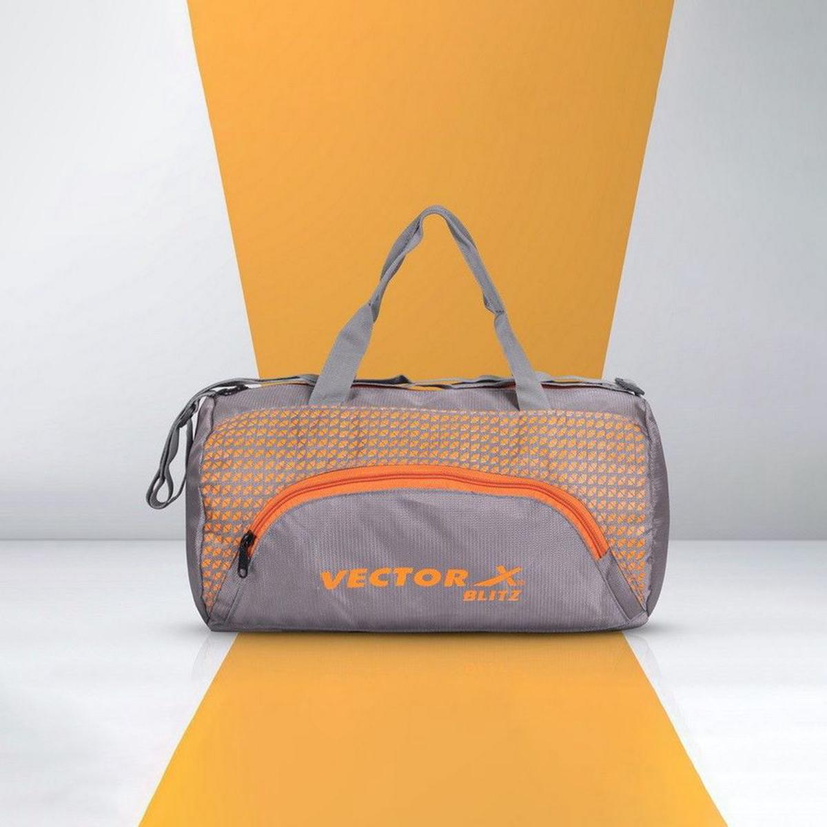 Vector X Blitz Gym Bag for Men|Gym Bag with Shoe Compartment|Gym Bag & Fitness Kit & Gym Bag