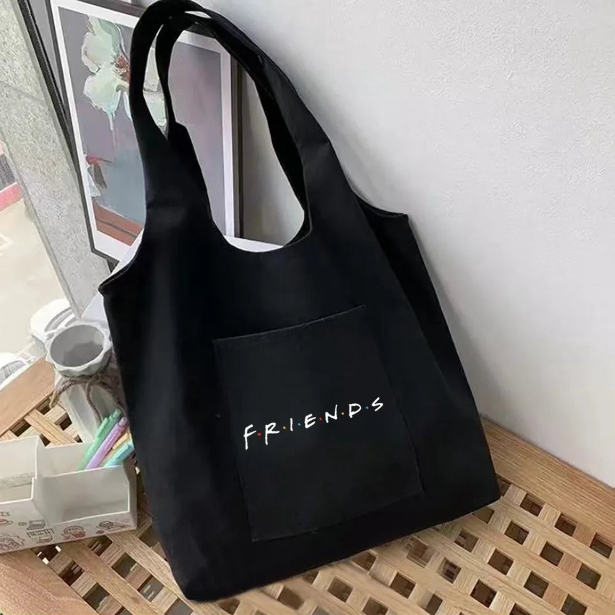Canvas Tote Bag Women?s Shopping Eco Handbags