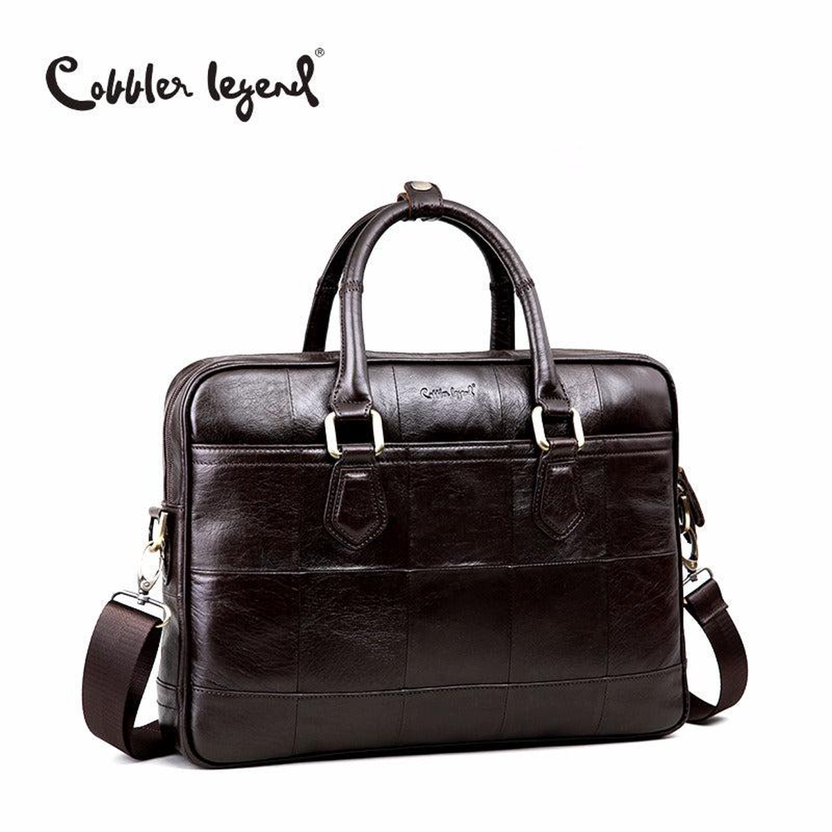 Cobbler Legend Brand Designer Men8217S Real Leather Briefcase Bag For Male Crossbody Bags For 1582178217