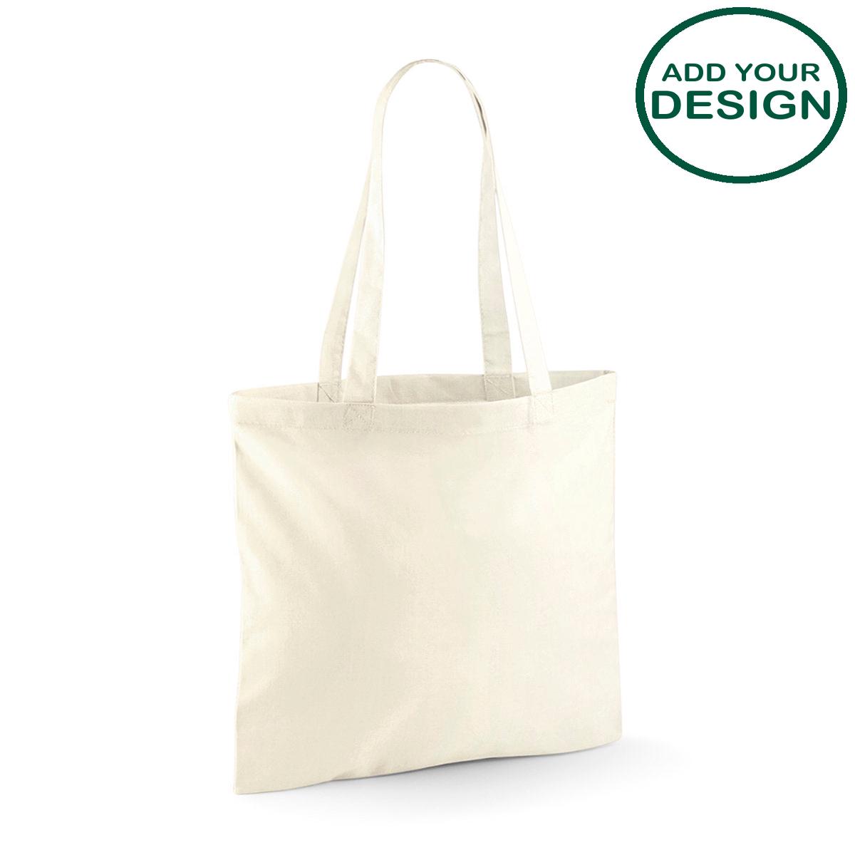 Westford Mill - Recycled cotton tote - Natural - Add Your Design/Logo