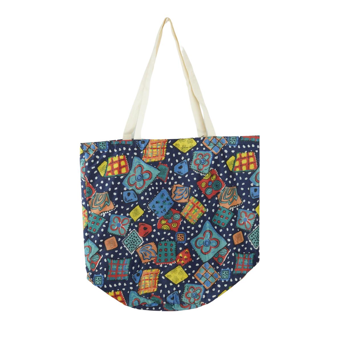 Round Color Patterns Tote Bag