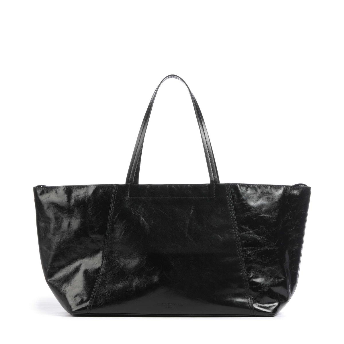 Liebeskind Chudy Paper Touch Crinkle L Tote bag black