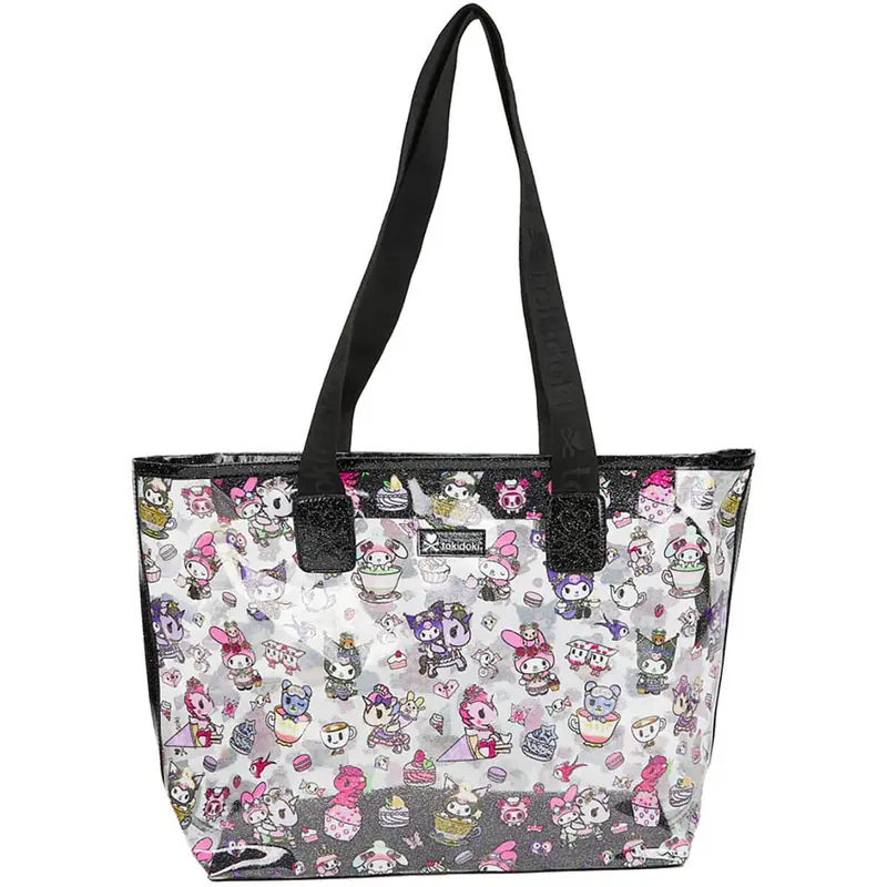 Tokidoki x Kuromi & My Melody Garden Party Clear Tote Bag by Tokidoki