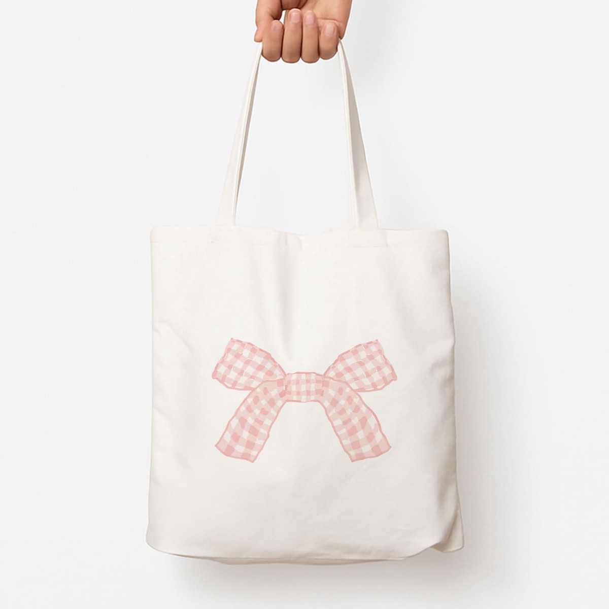 The Gingham Bow Tote Bag