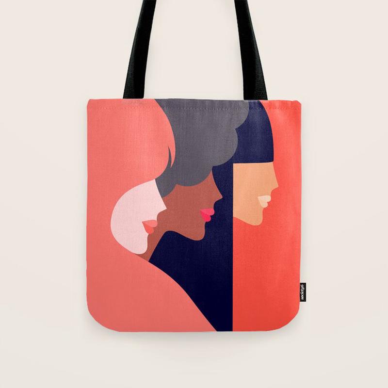 Together, we can #girlpower Tote Bag