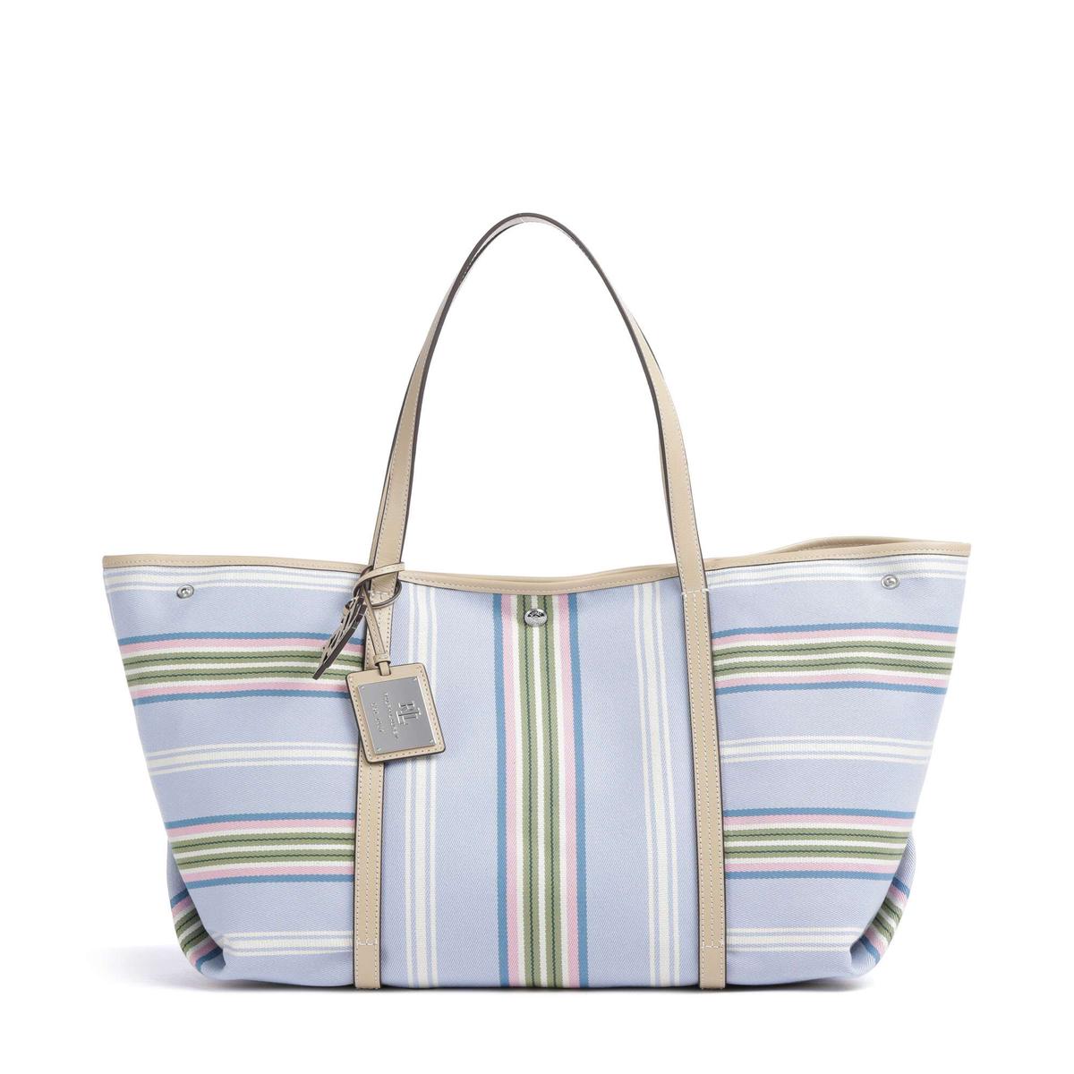 Lauren Ralph Lauren Emerie Large Tote bag carolina stripe/sand dune