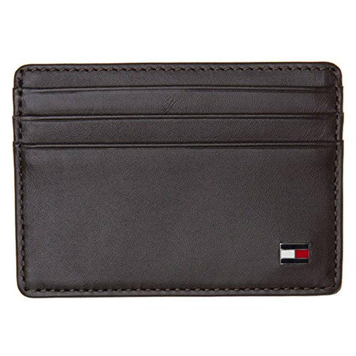Tommy Hilfiger Mens ETON CC HOLDER Wallets Brown Size Dimensions (W x H x D) 10 x 8 x 2 cm
