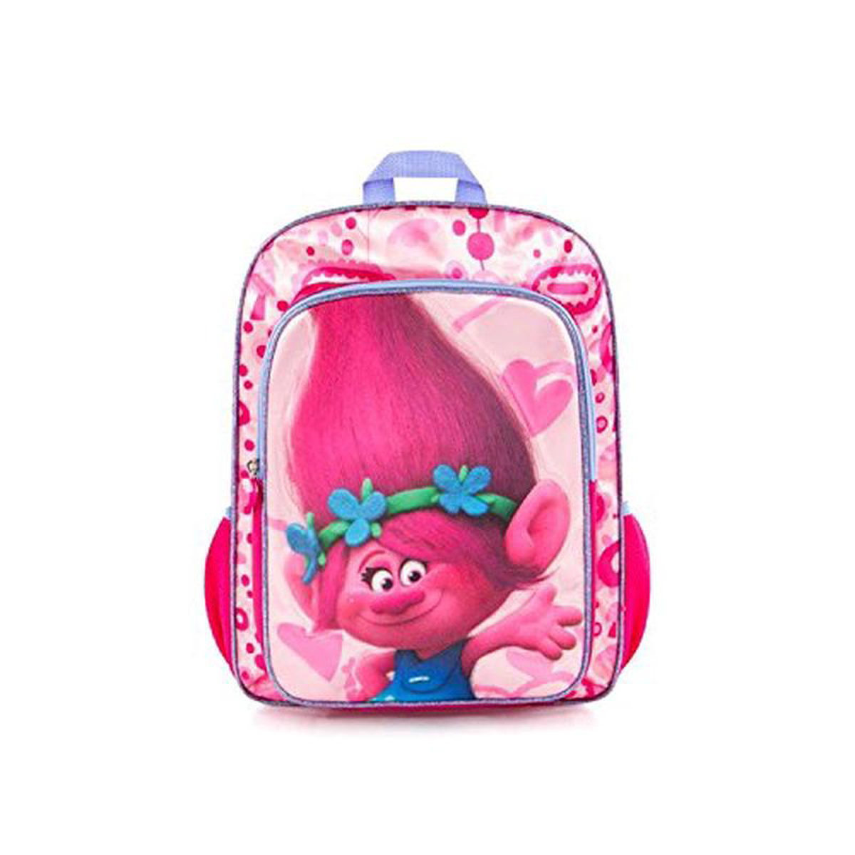 Trolls Backpack School Bag Poppy By Heys 8211 Dreamworks For Girls 16 Inch With Adjustable Back