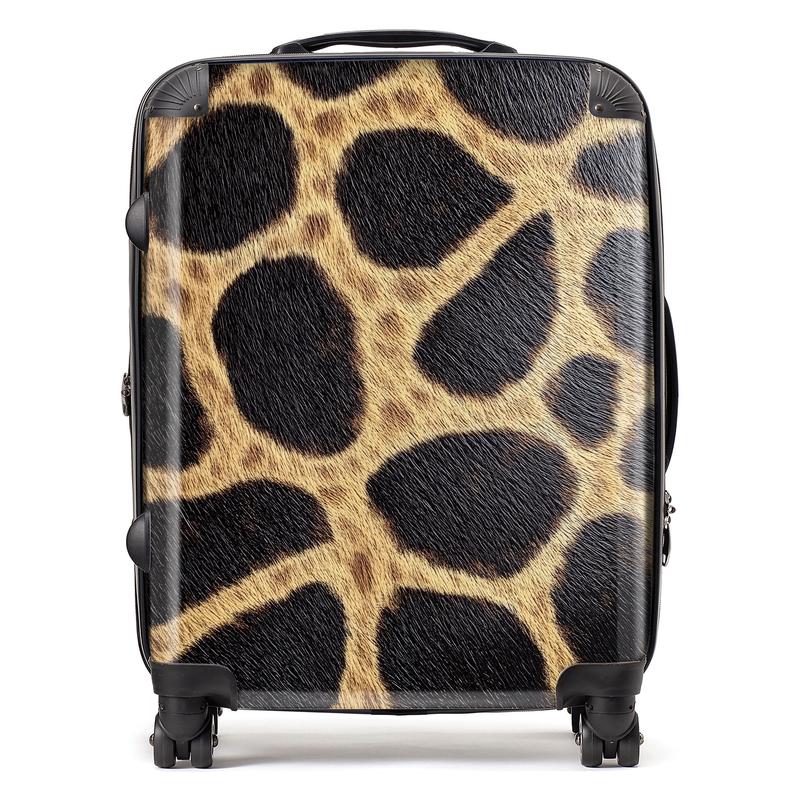 Giraffe Fur Print Suitcase