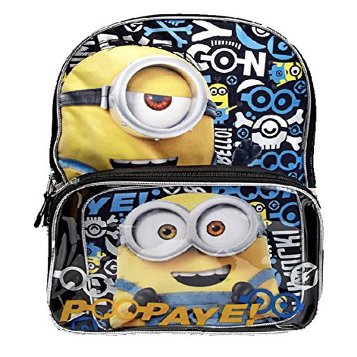 Despicable Me Backpack With Clear Pocket Lunchbox Set 8211 Kids