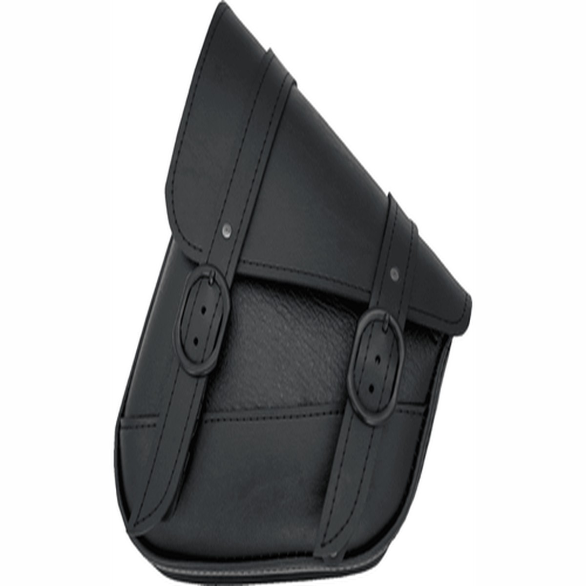 Willie & Max Blackjack Triangulated Swingarm Bag for Harley Davidson Softail Models - Black