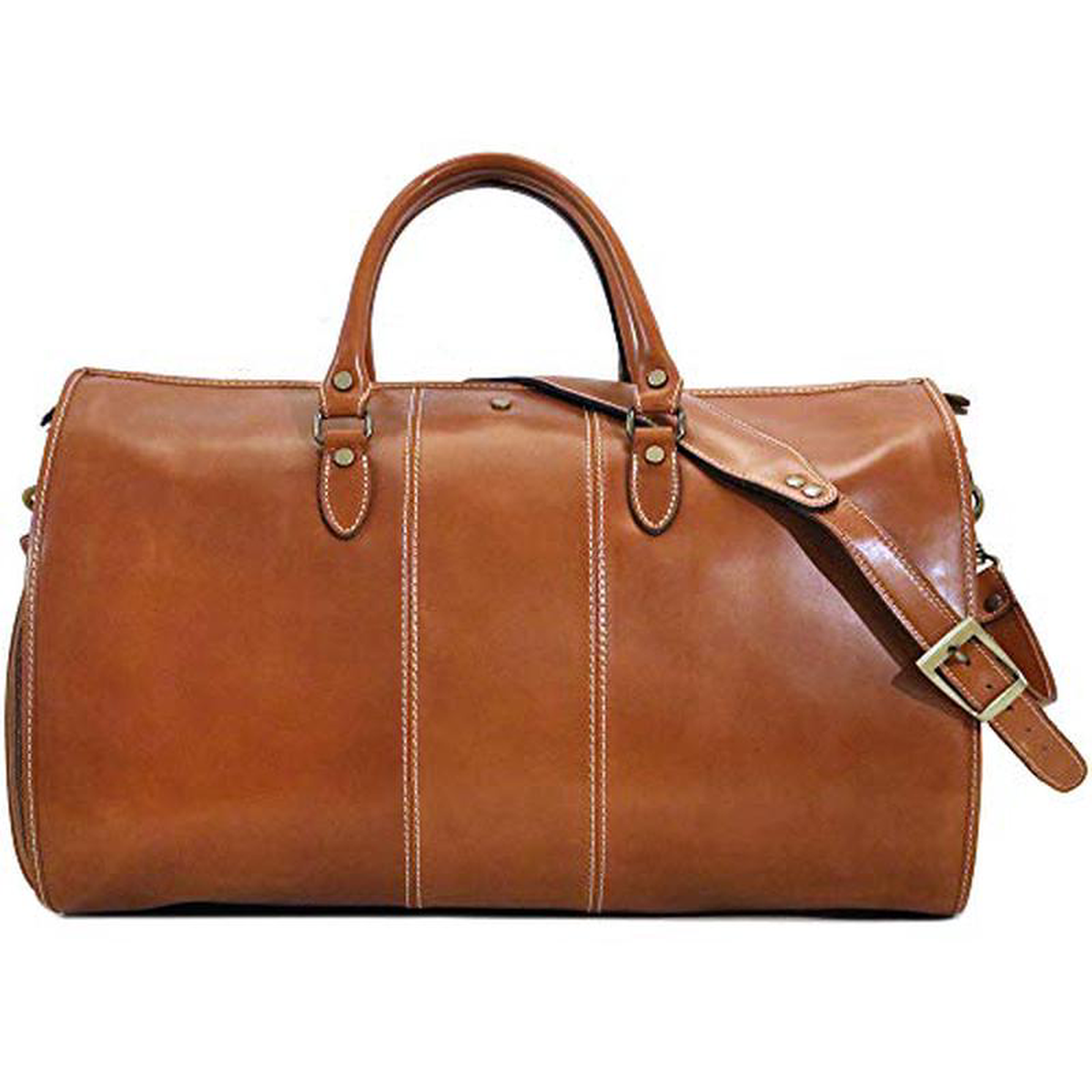 Floto Venezia Convertible Garment Duffle Travel Bag Weekender in Tempesti Leather
