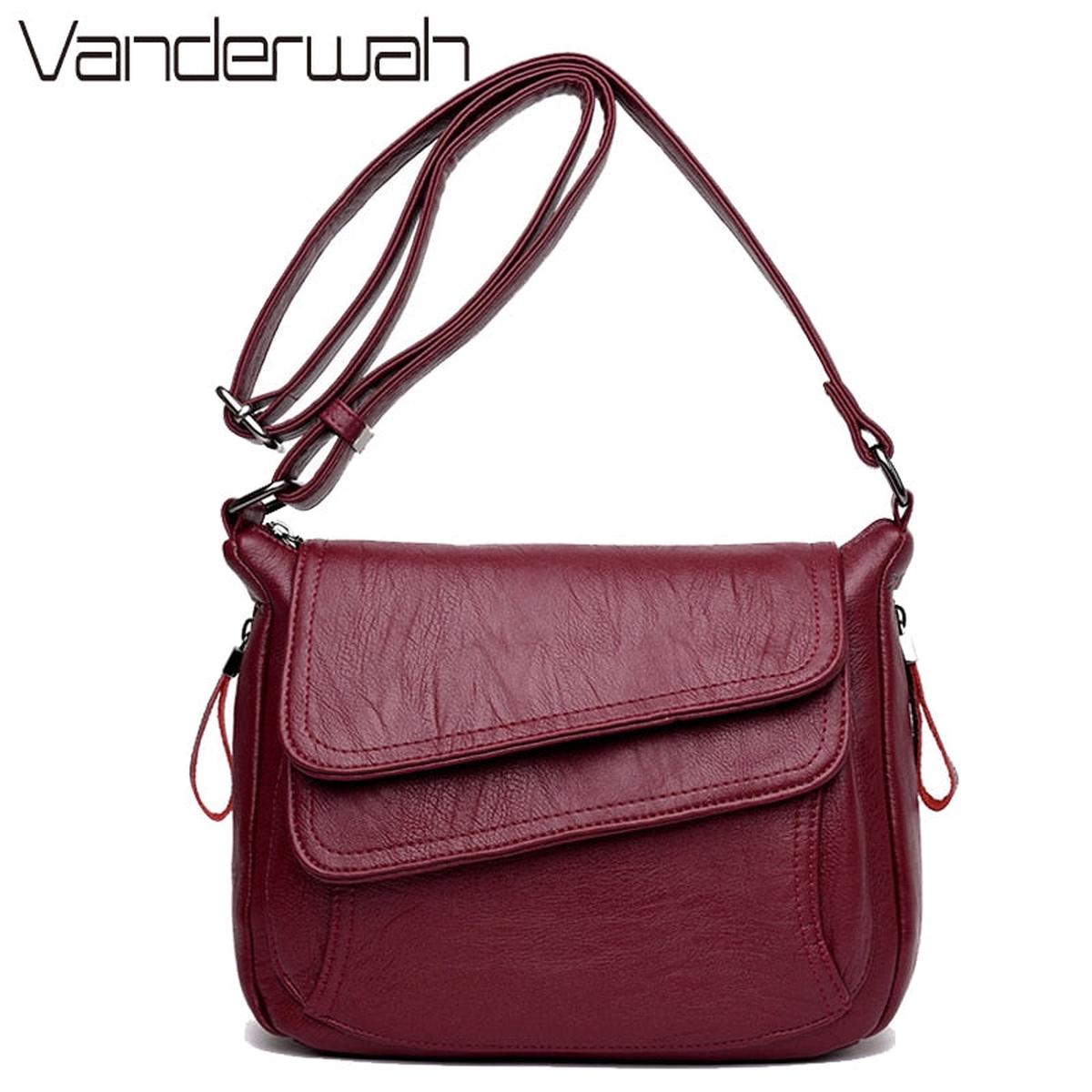 7 Colors Leather Luxury Handbags Women Bags Designer Women Messenger Bags Summer Bag Woman Bags For