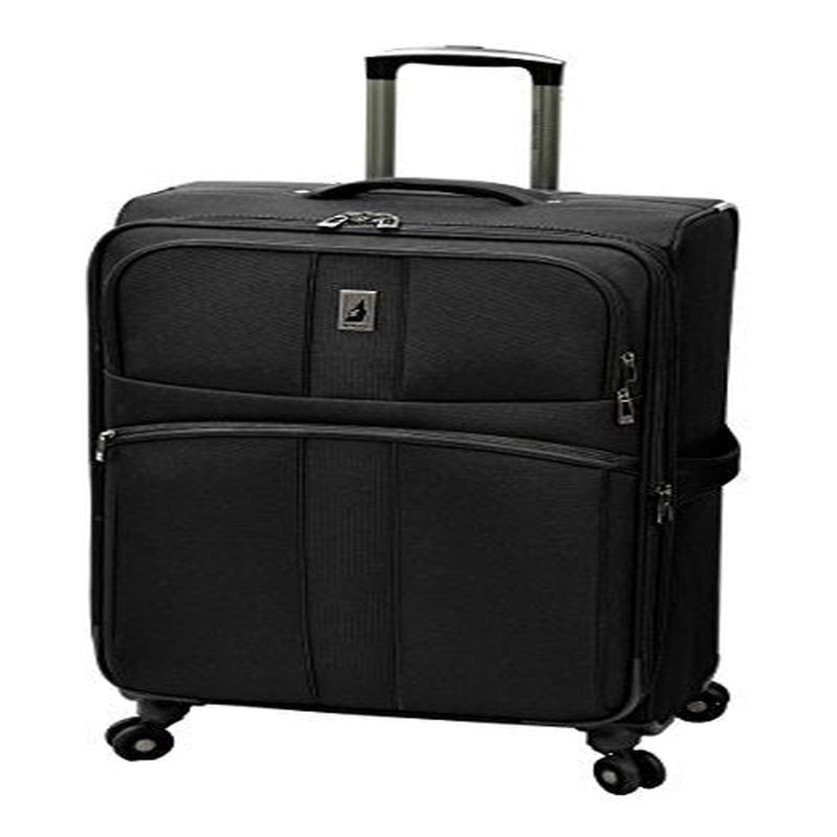 London Fog Wellington 360 Ul 258221 Expandable 8-Wheel Spinner Black