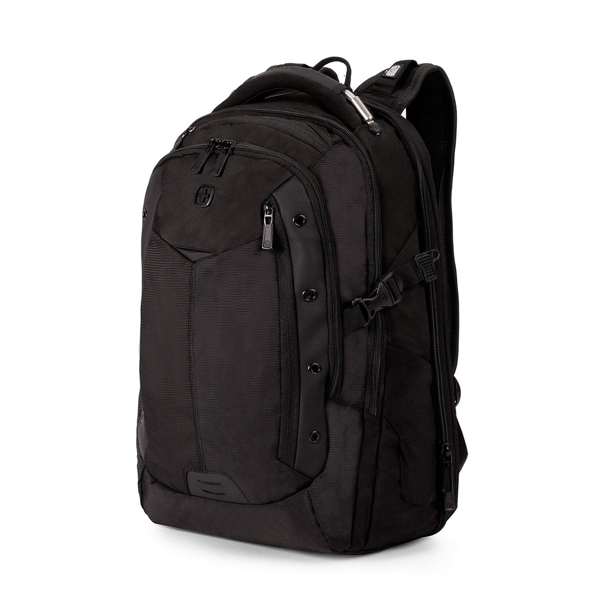 SWISSGEAR Large, Padded ScanSmart 15-inch Laptop Backpack | TSA-Friendly Carry-on | Travel, Work, School | Men's and Women's - Black