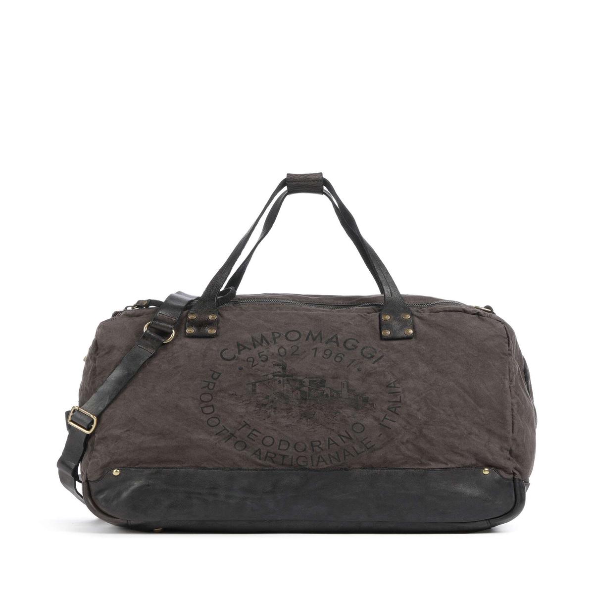 Campomaggi Weekend bag verde militare/grigio/nera