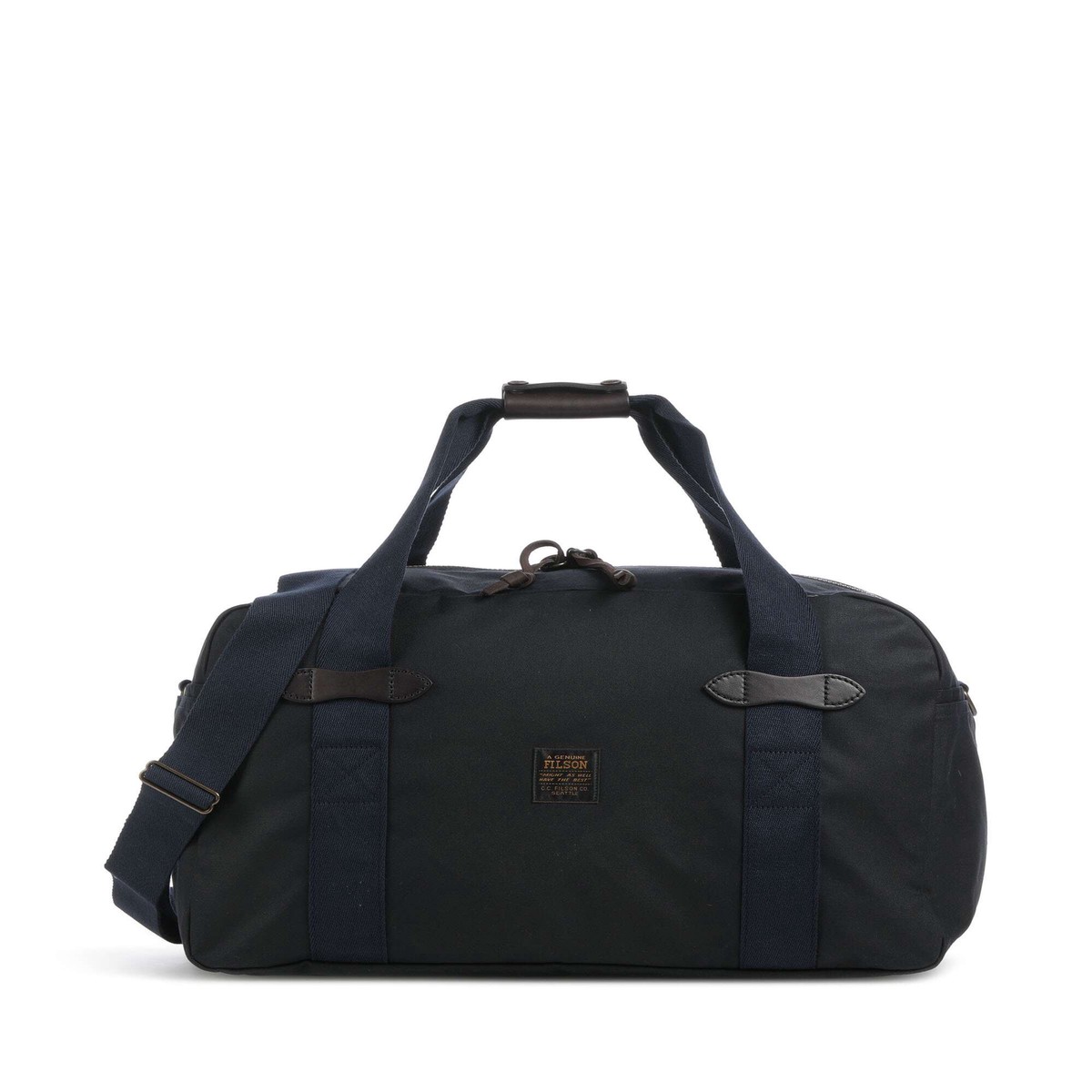 Filson Oil Finish Tin Cloth Medium Weekend bag navy