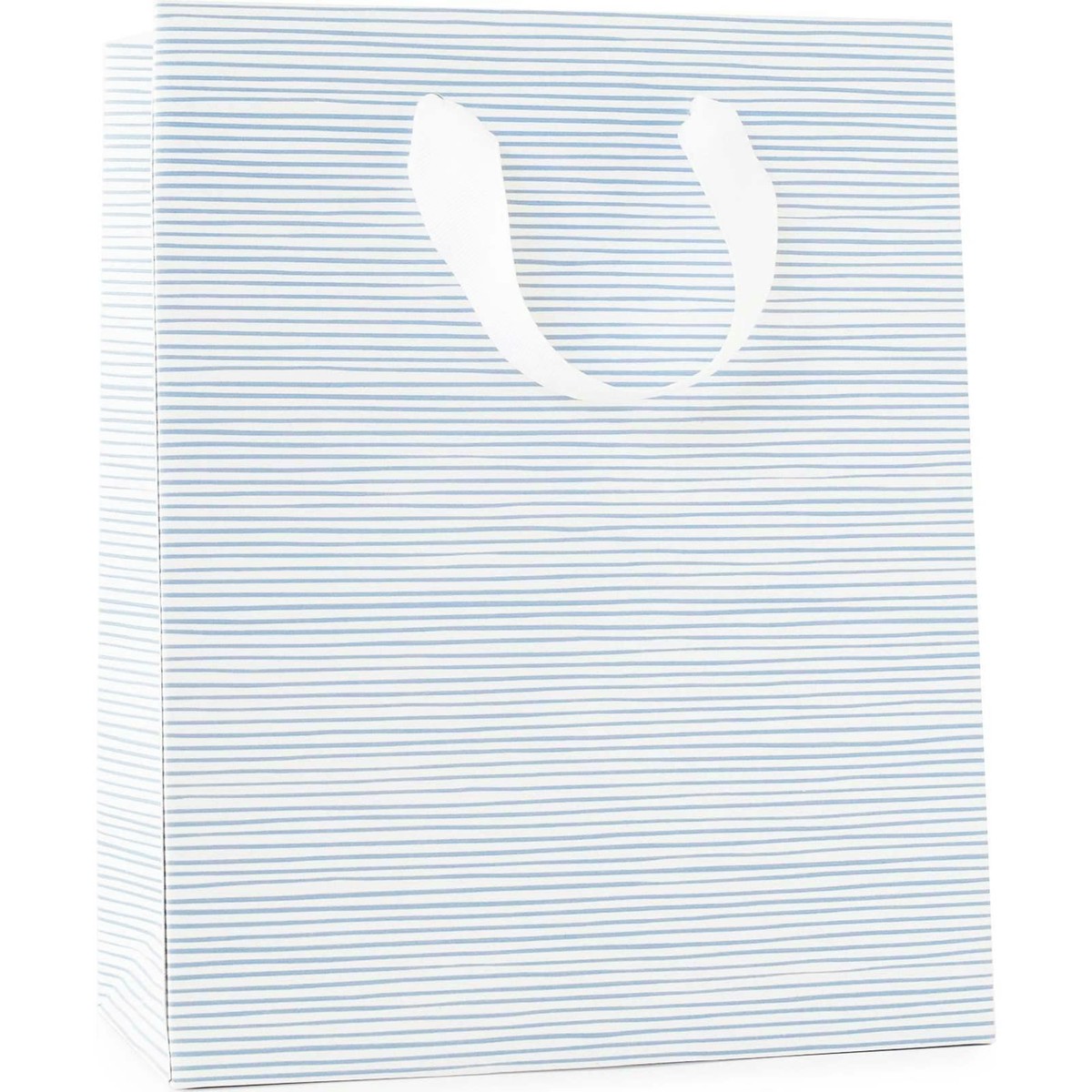 Blue Painted Stripe Gift Bag