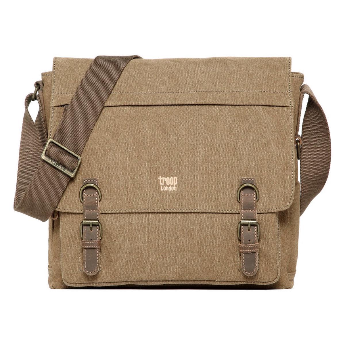 Classic Laptop Messenger Bag - Brown