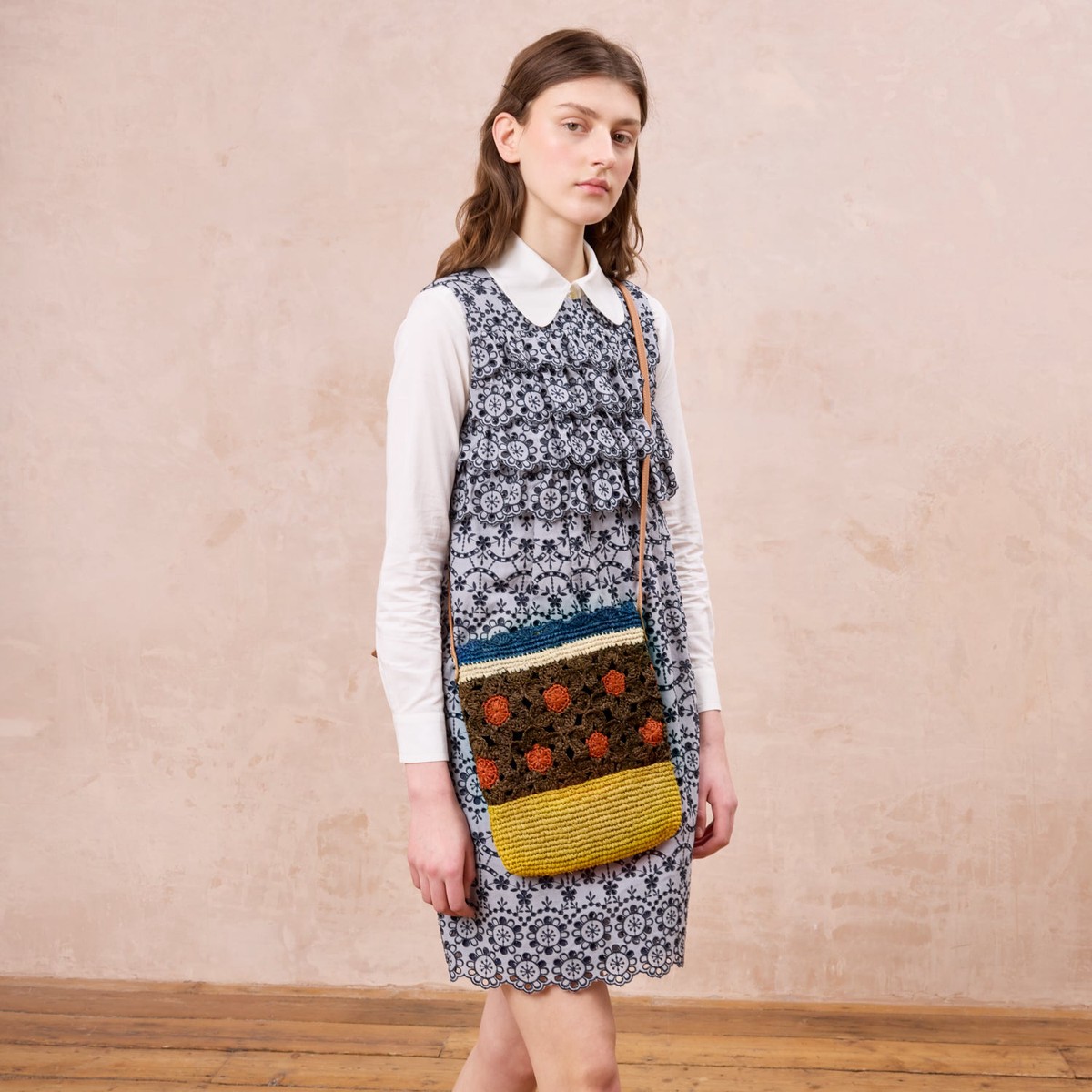 Camino Sling - Block Flower Cocoa