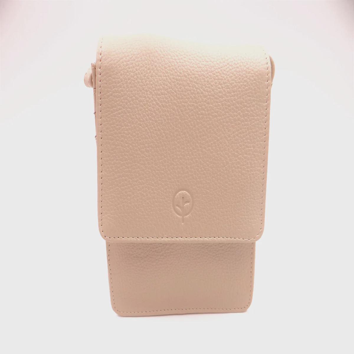 Leather Travel Crossbody Bag - Wild Oat