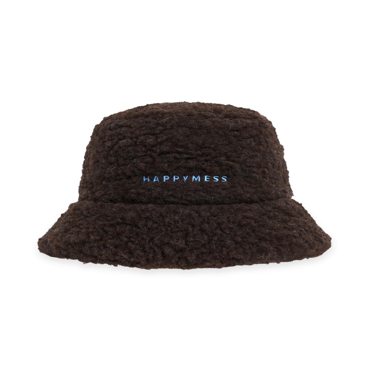 adult merino wool bucket hat - chocolate brown