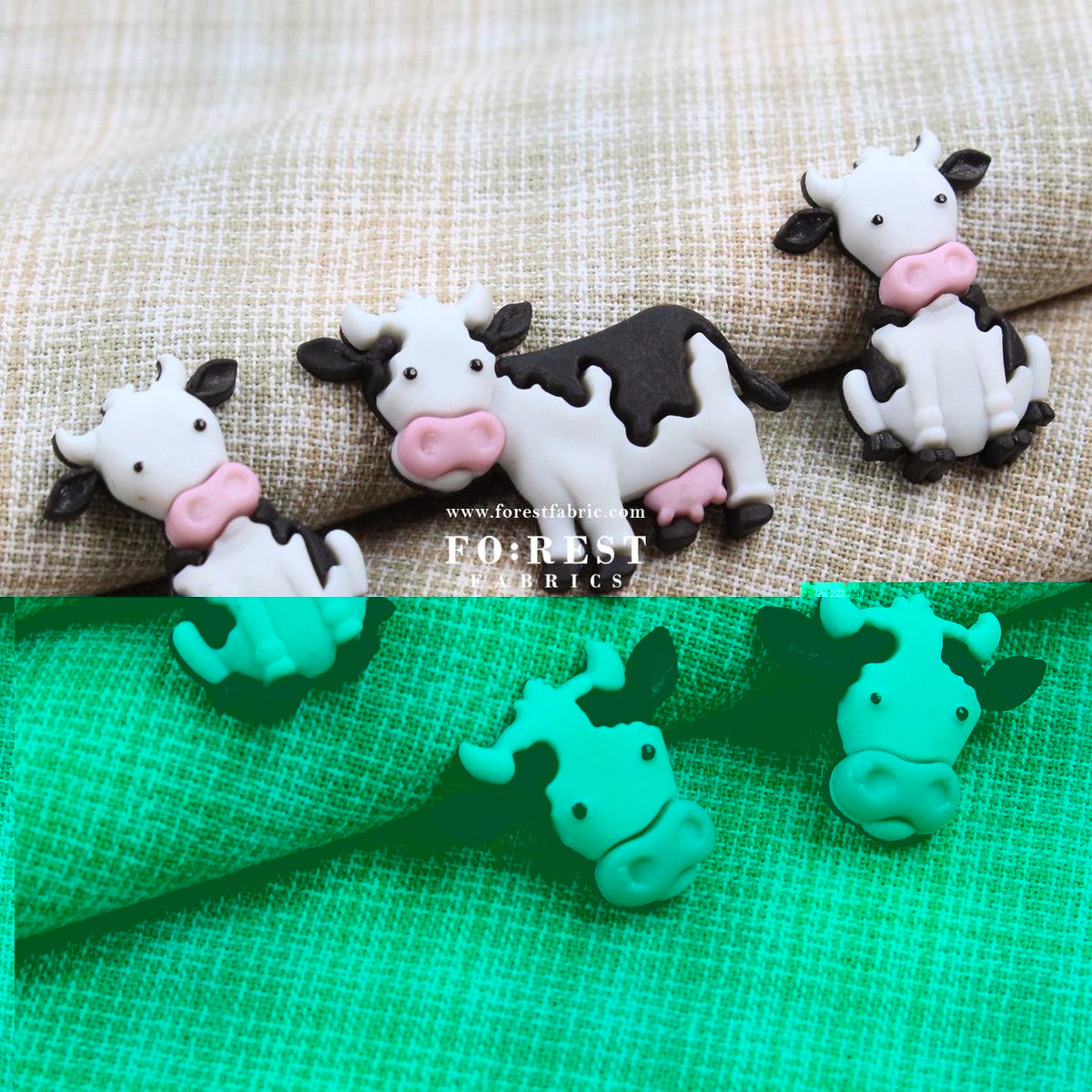 Dairy Cows Buttons