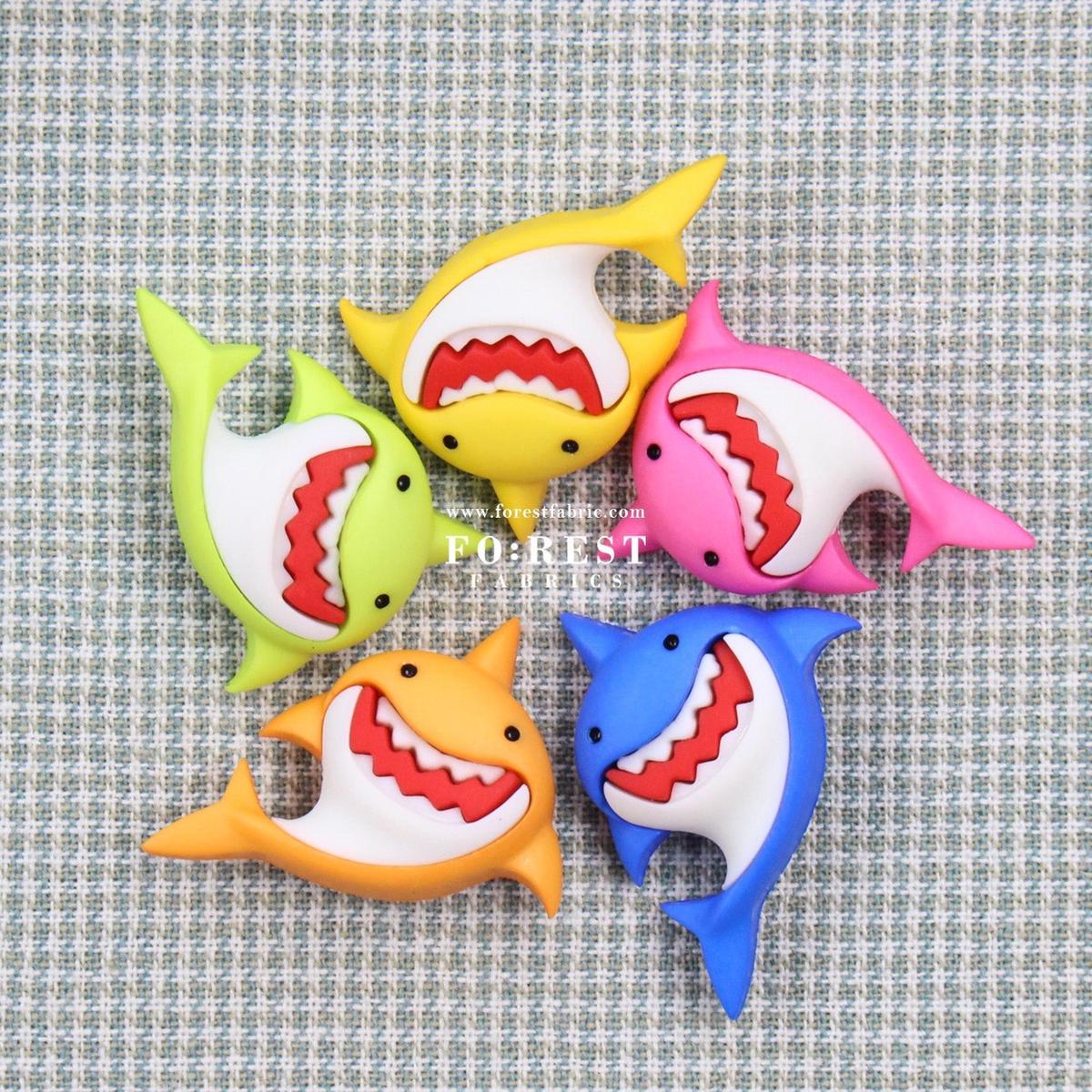 Jawsome baby shark Buttons