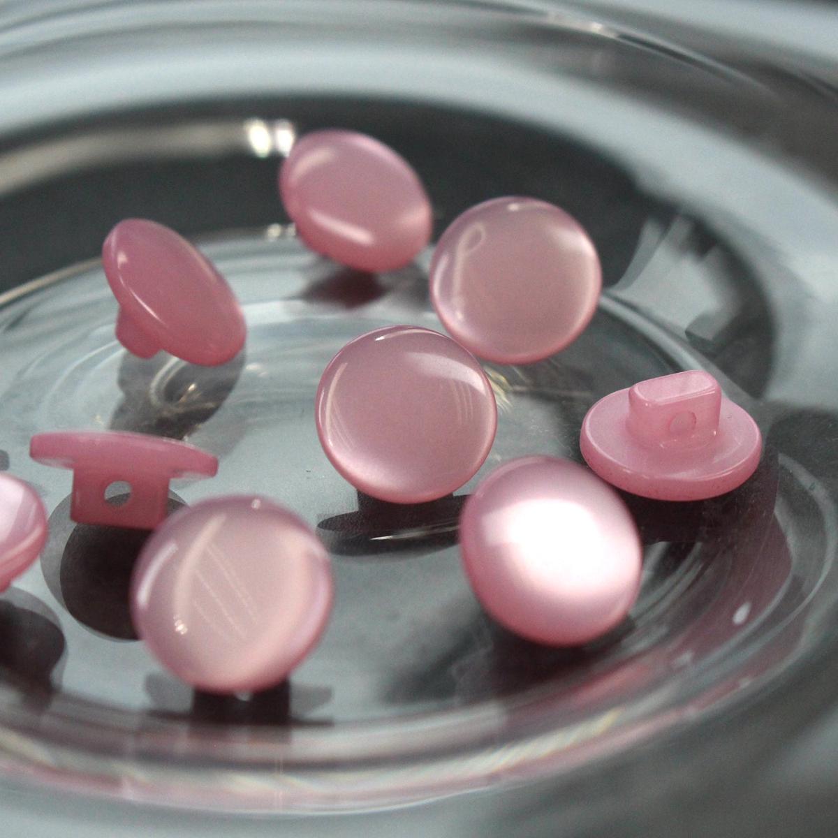 Pink Cat Eye Buttons
