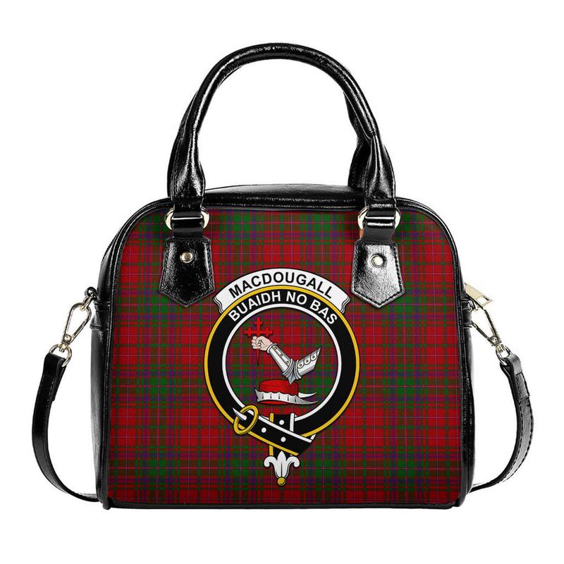 MacDougall (McDougall) Tartan Shoulder Handbags with Family Crest