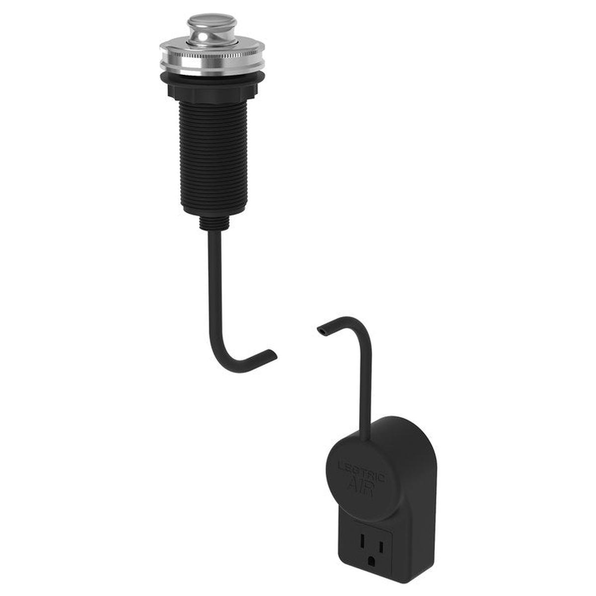 Air Activation Switch Taft Disposer with Power Adapter Polished Chrome Brass