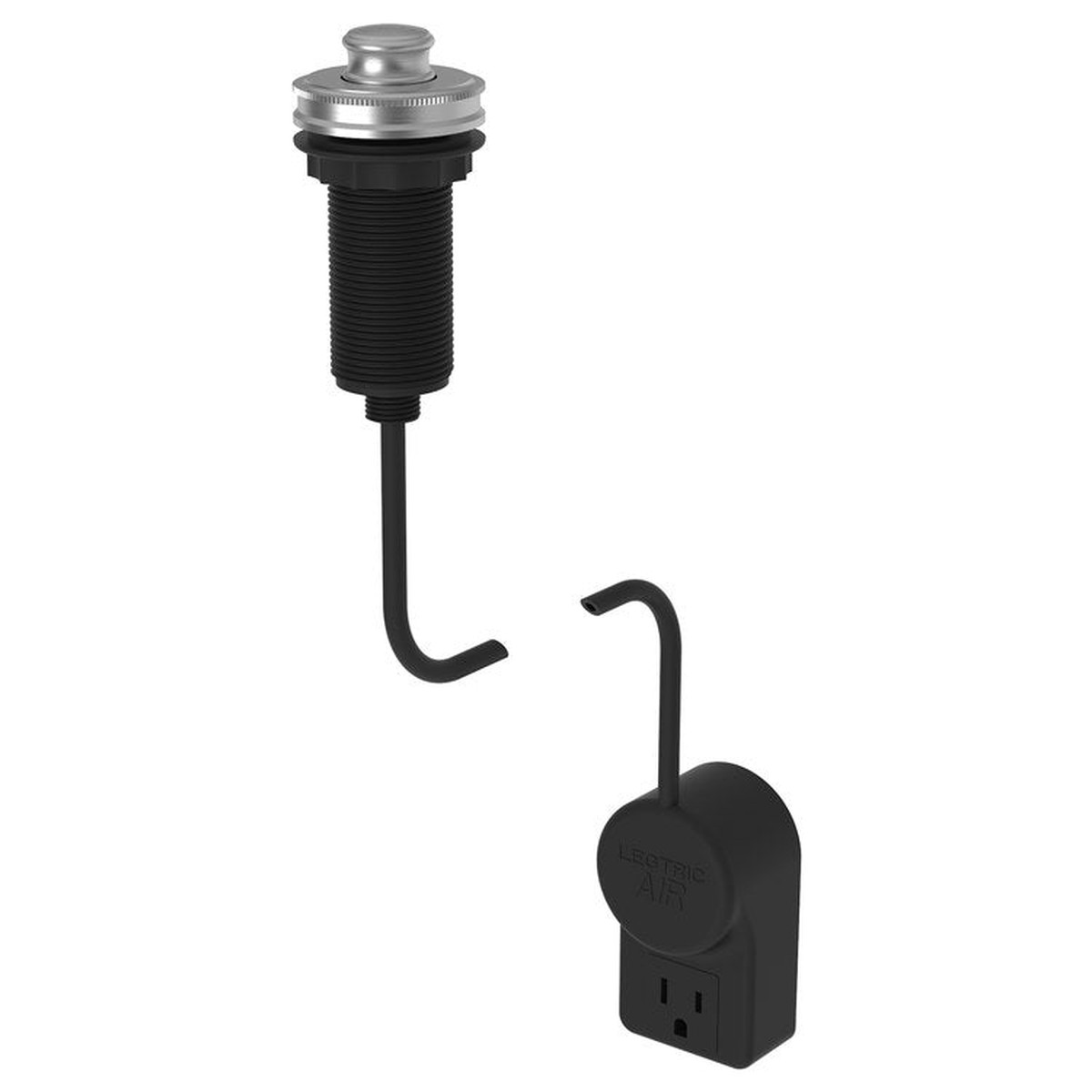 Air Activation Switch Taft Disposer with Power Adapter Stainless Steel PVD Brass