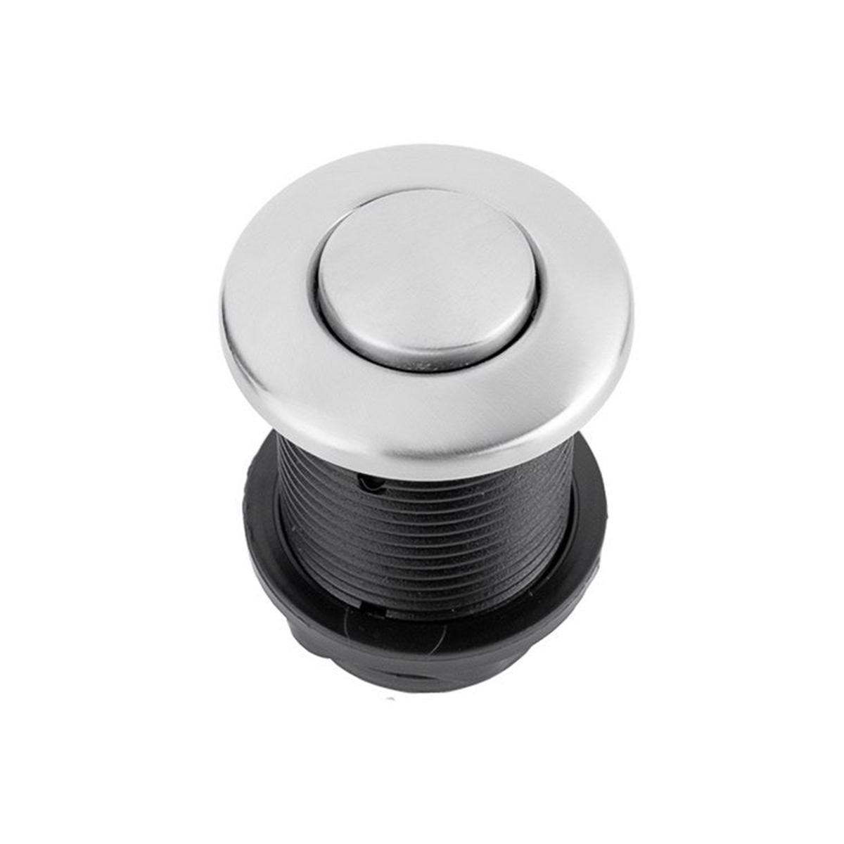 Air Switch Waste Disposal Round Button Satin Gold for Vanity Installation 2-1/2"
