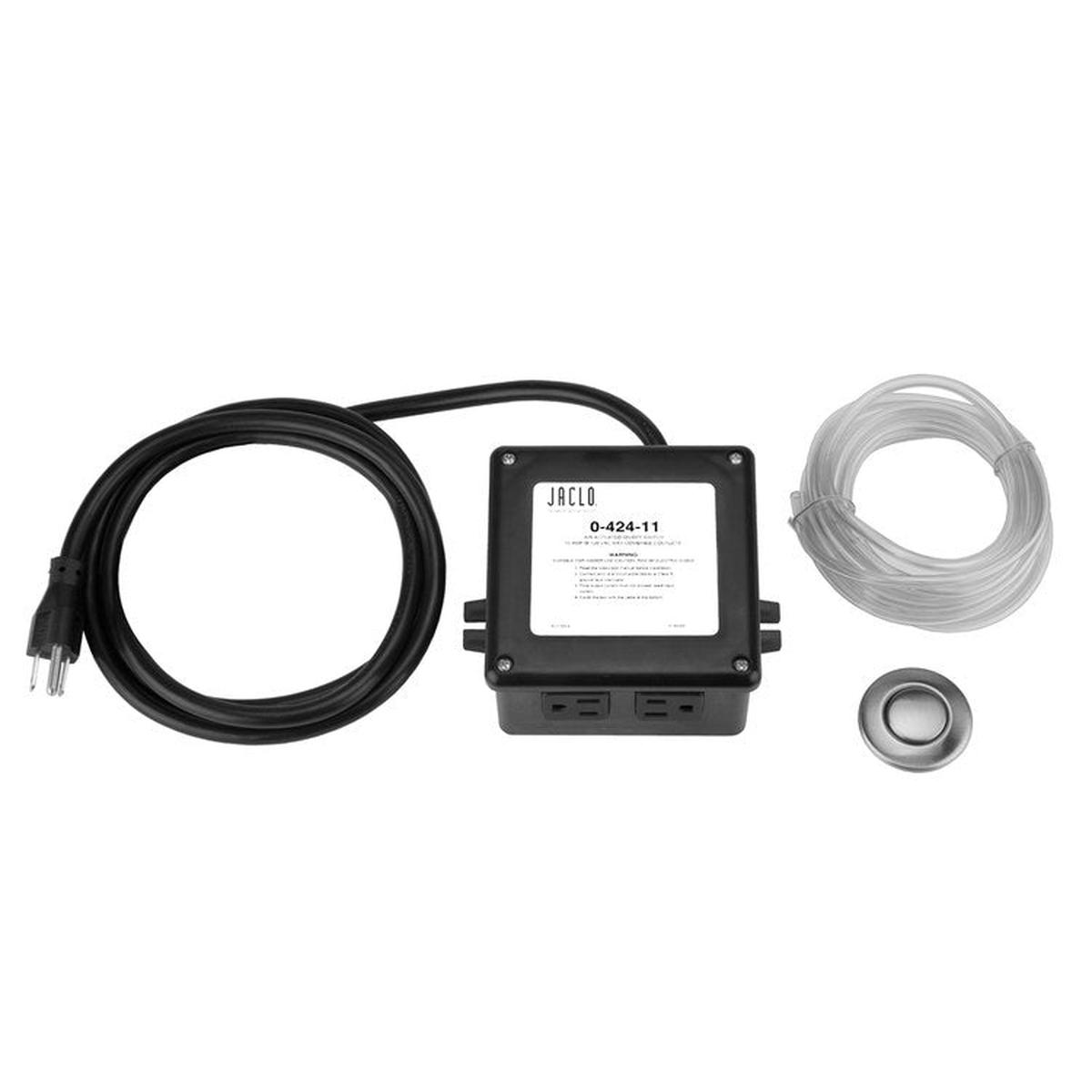 Air Switch Waste Disposal Round Oil Rubbed Bronze for Continuous Feed Waste Disposals with Power Cords 2-1/2 Inch
