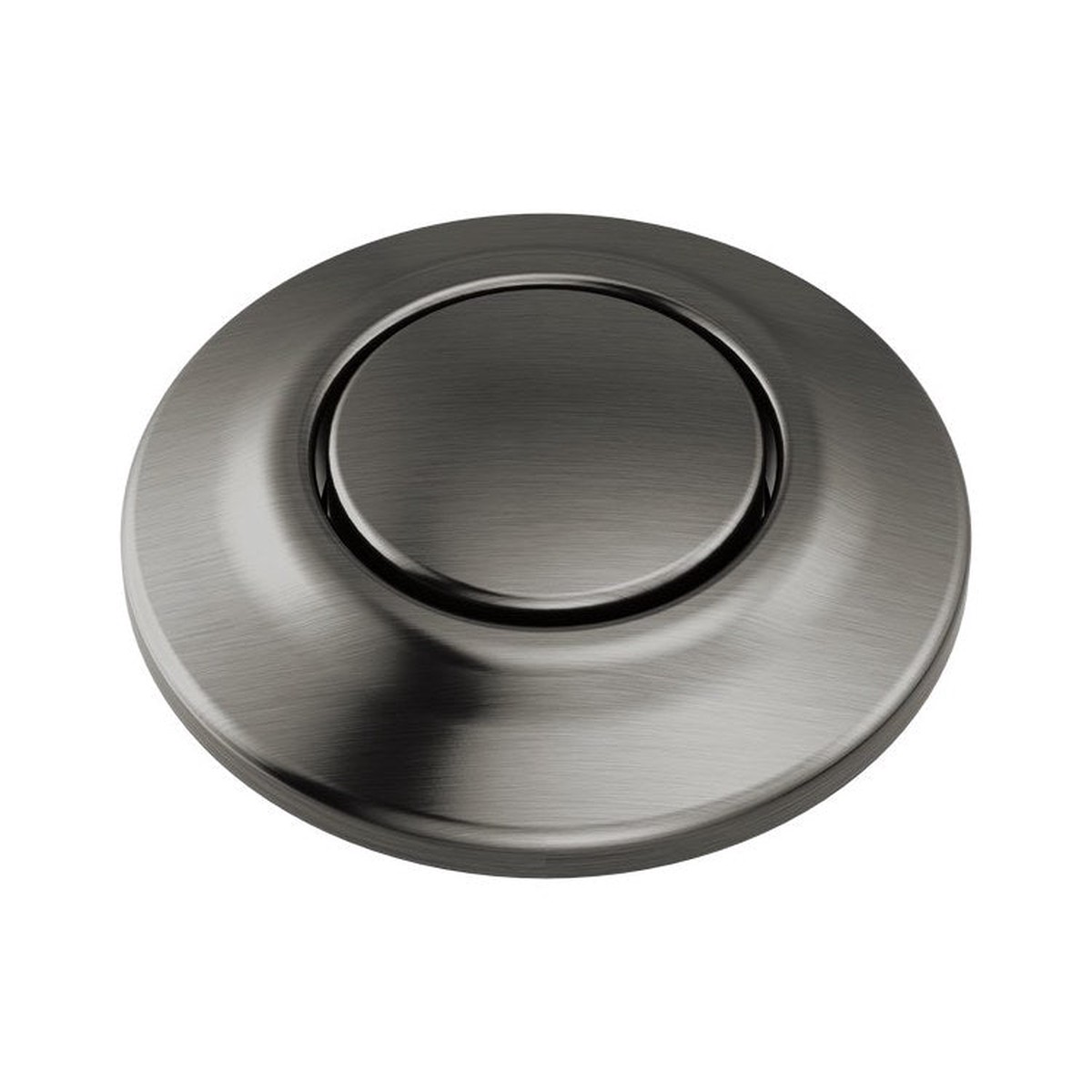 Air Switch with Dual Outlet 1-3/4 Inch Black Stainless for Garbage Disposal