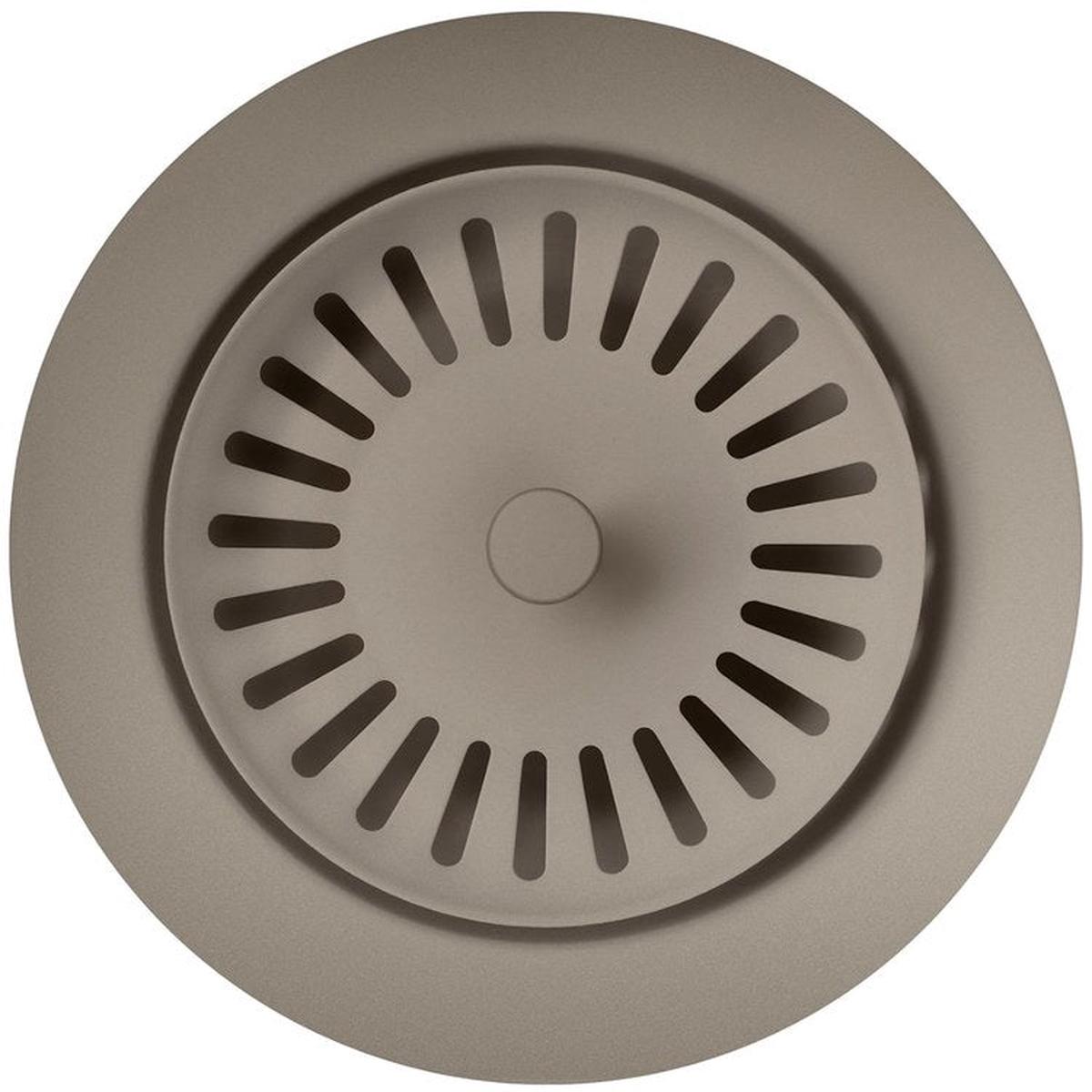 Disposal Flange Decorative Truffle 3-1/2 Inch Stainless Steel for Drains with 3-1/2 Inch Connection 4-1/2 Inch