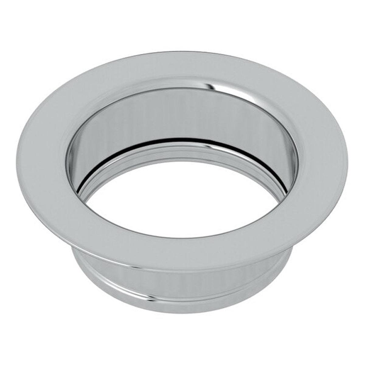 Disposal Flange Escutcheon Polished Chrome 3-1/2 Inch Brass for ISE Disposals Including Sears/KitchenAid/Whirlpool 5-3/4 Inch
