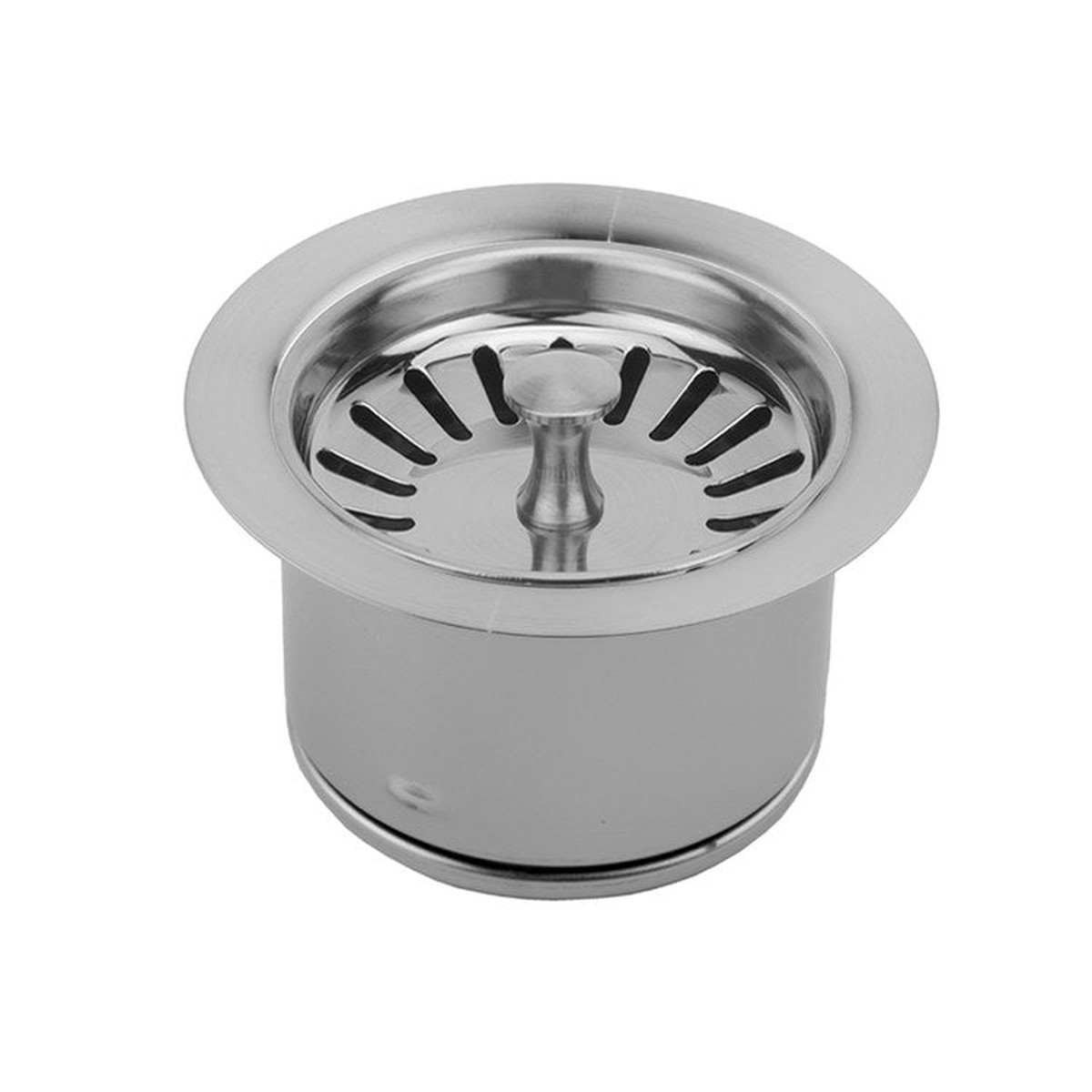 Disposal Flange Extra Deep with Strainer Satin Brass 4-1/2 Inch Brass for Continuous Feed Disposals