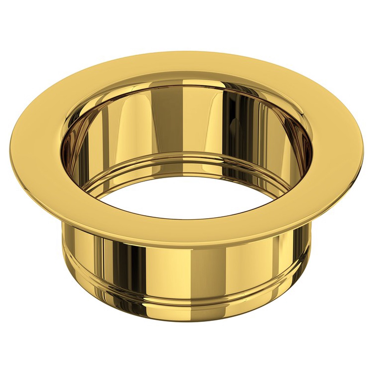 Disposal Flange Unlacquered Brass 3-1/2 Inch Brass for 744 Disposal Stopper